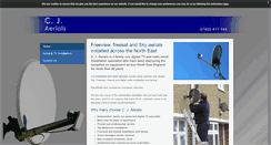 Desktop Screenshot of cjaerials-durham.co.uk